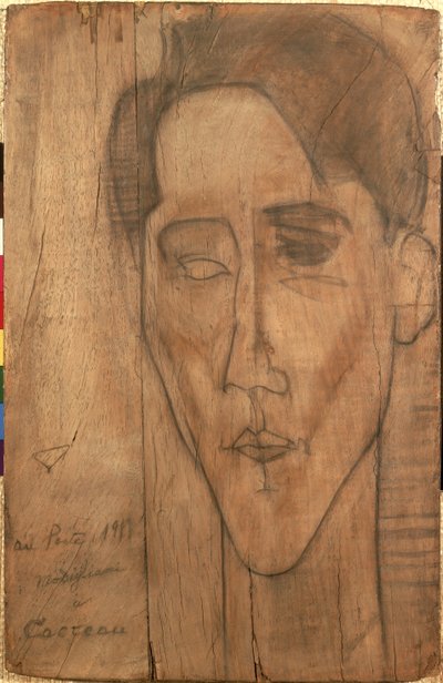 Portrait of Jean Cocteau (1889-1963) by Amedeo Modigliani